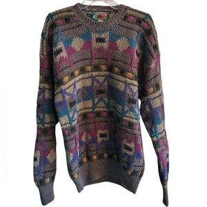 Vintage Knitted Boston Traders Wool Sweater